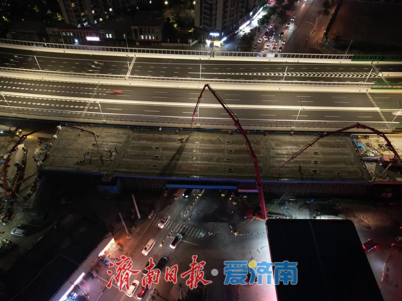 项目强省会｜别样“赶考”：济南黄河公路大桥扩建工程左集散道桥实现主体桥梁贯通