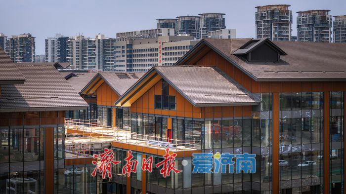 项目强省会｜航拍天桥区万虹中心项目，感受最新建设细节