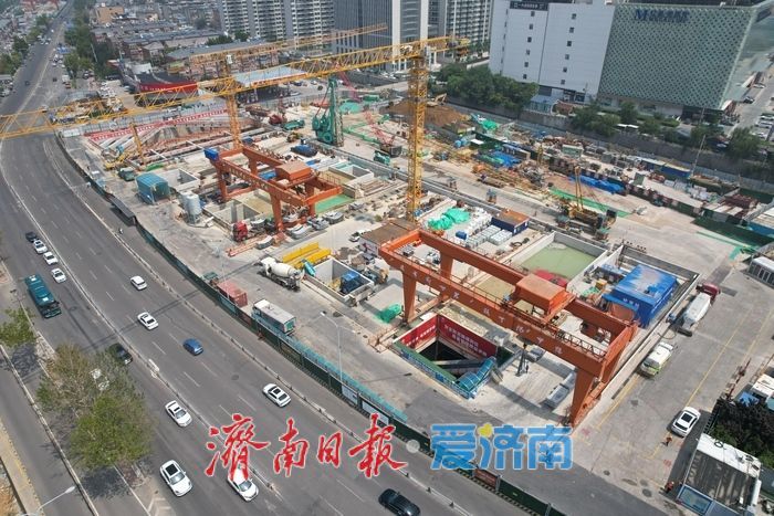抢抓施工窗口期，济南轨道交通7号线建设驶入快车道