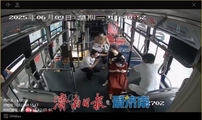 乘客突发不适，济南公交车上演“生命速递”