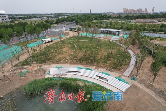 项目强省会｜济南龙脊河公园改造工程有序推进，预计7月中旬以崭新面貌开放