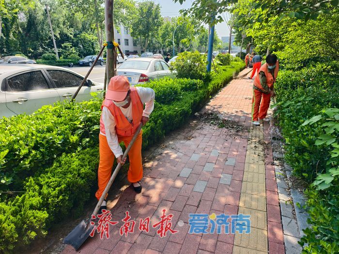 济阳区环卫管护中心扎实推进环境卫生保障工作