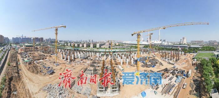 项目强省会｜主体结构施工全面铺开！济南轨道交通7 号线西周家庄停车场建设按下 “快进键”