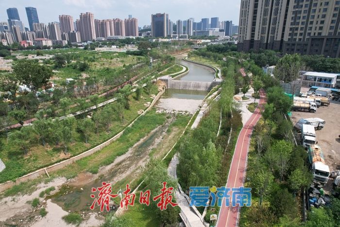 大辛河景观焕新 滨水幸福廊道串起泉城诗意生活