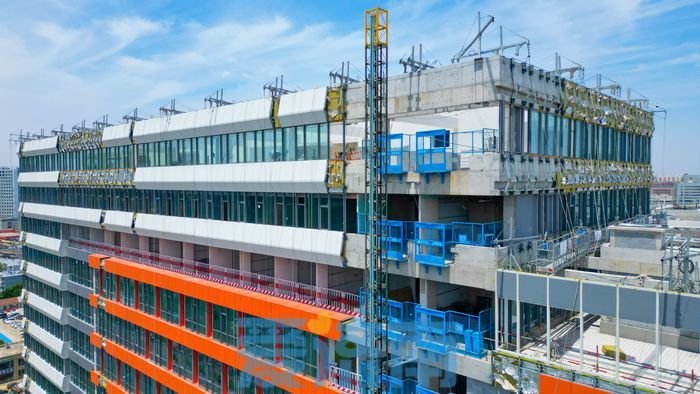 力争今年8月竣工！山一大附属济南妇幼新院区进入室内装修冲刺阶段