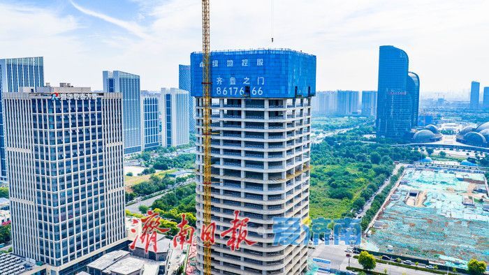 重启提速换新颜！济南齐鲁之门双子塔项目建设迎来新突破