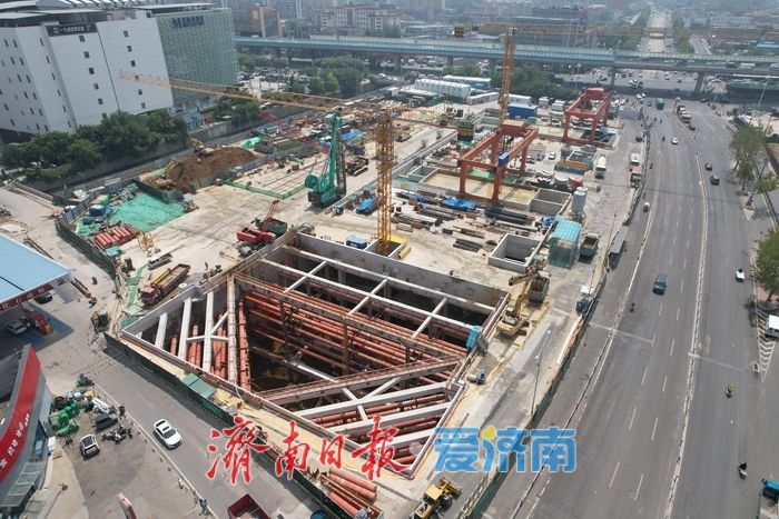 抢抓施工窗口期，济南轨道交通7号线建设驶入快车道