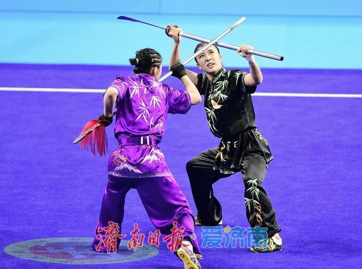 山东队夺得十五运武术套路混合团体金牌