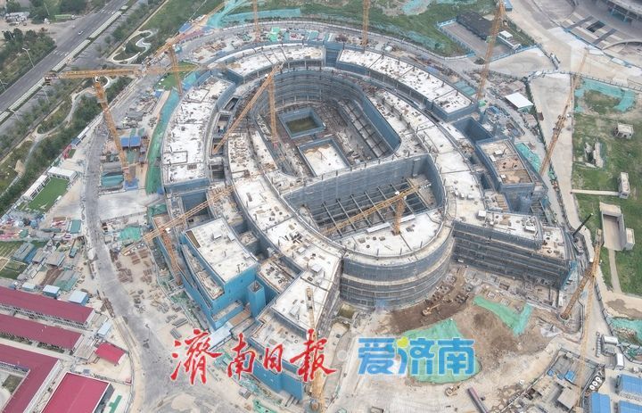 项目强省会｜济南黄河体育中心项目三大场馆进入装修阶段