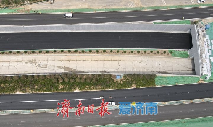 项目强省会｜新建收费站主体完工，济南济泺路北延黄河隧道计划6月底具备通车条件