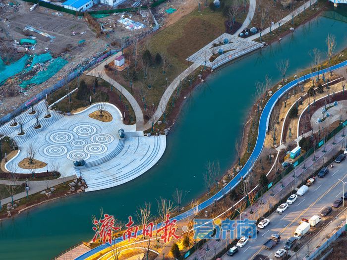 济南中泺河改造工程稳步推进 生态廊道初现雏形