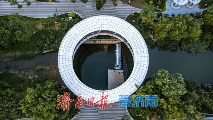 济南腊山河公园，市民休闲健身的好去处