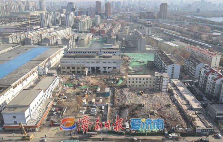 济南明湖热电厂片区拆除工作进展顺利