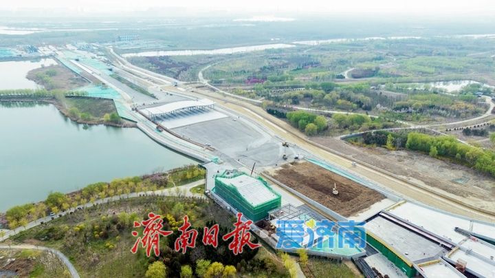 济南黄岗路黄河隧道北岸施工全面铺开