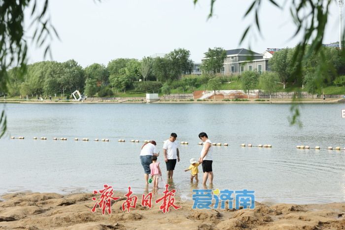一年四季 泉在济南丨高温来袭，济南龙鼎滨水公园成市民避暑热门地