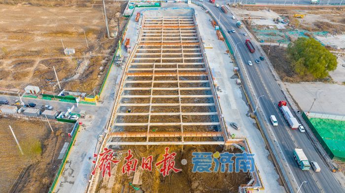 项目强省会｜济南起步区黄河大道二期多点突破 全线施工稳步推进