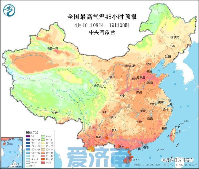 升温持续！济南明日最高气温30℃，新一轮降水降温预定周五上线