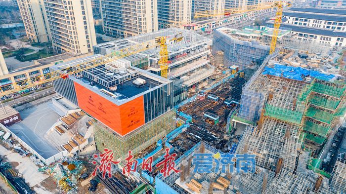 济南西部新地标加速崛起 银泰百货项目建设稳步推进