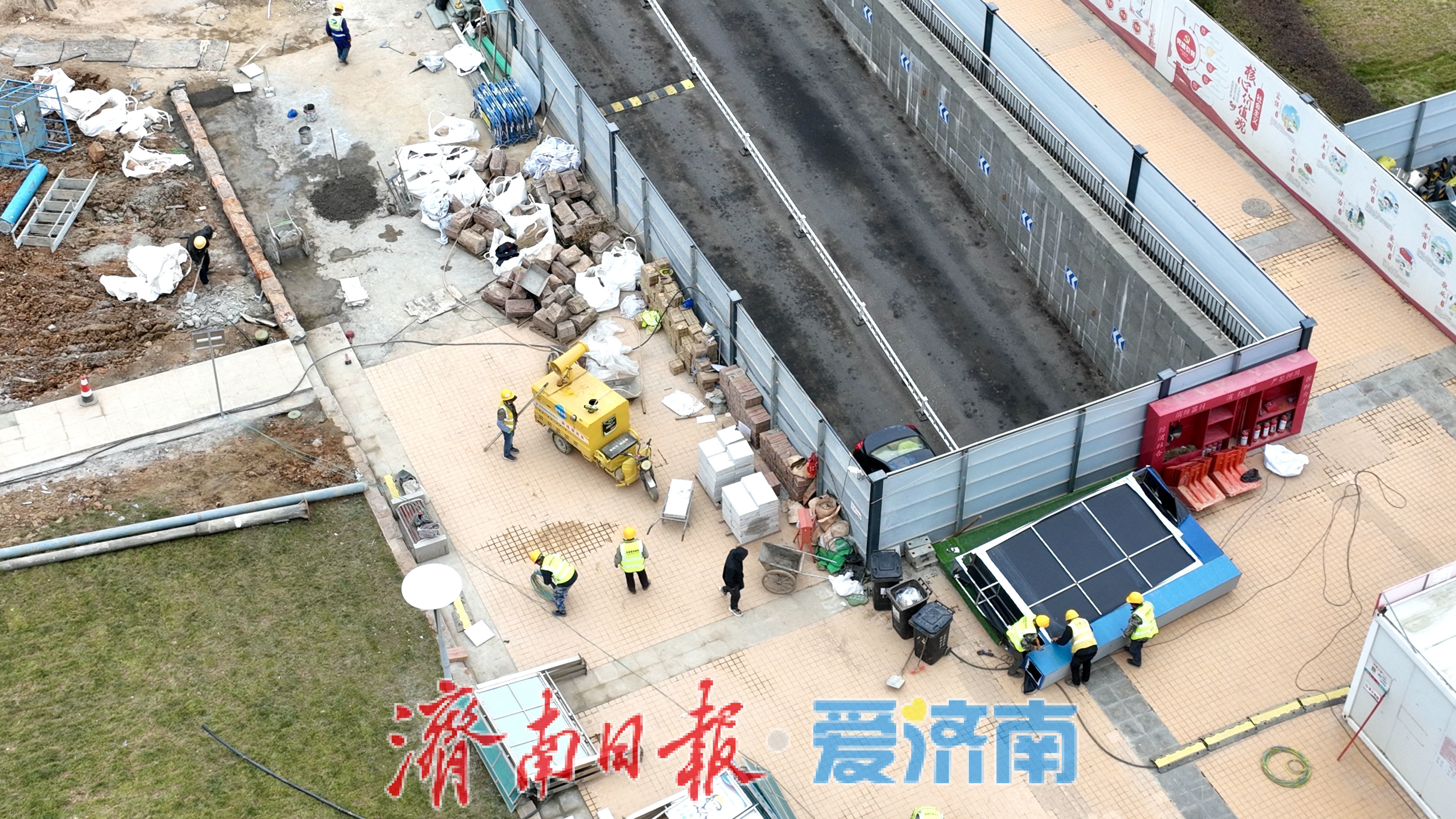 项目强省会｜济南泉城广场智慧停车场建设全面提速！建成后将有效疏解商圈停车压力