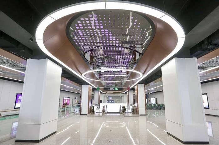 济南地铁4、8号线和6号线东段车站实景图又“上新”