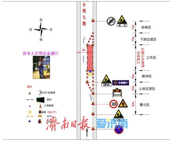 注意！济南多处供水管网漏损治理施工，通行方案公布