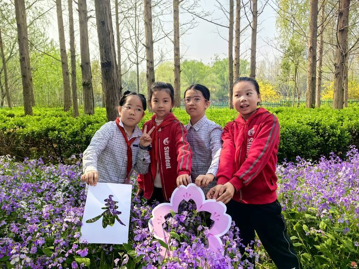 赴春花之约 探自然密语——济南森林公园研学活动趣享春光