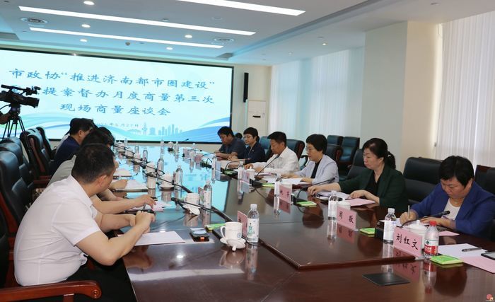 市政协“推进济南都市圈建设”重点提案督办月度商量调研组开展第三次现场商量