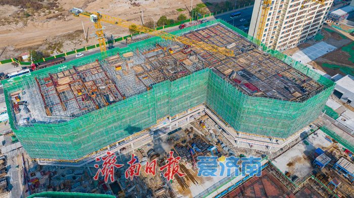 济南天桥工业设计软件创新产业园主体结构显现 打造“滨水+产业”新高地