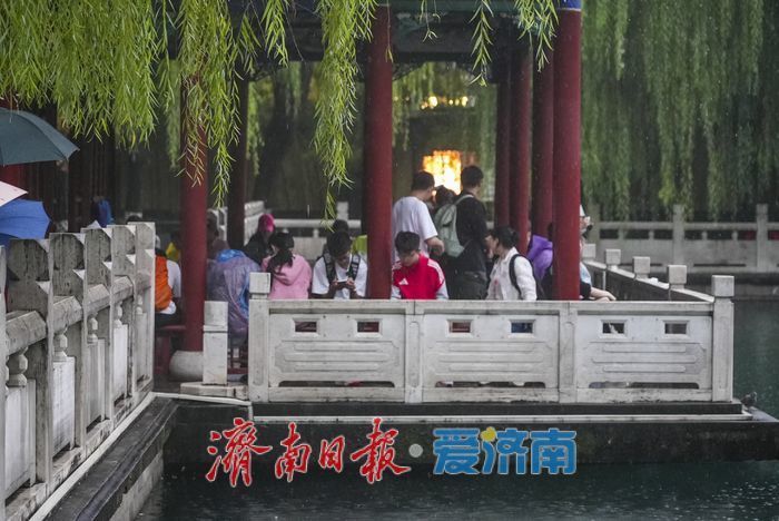 一年四季 泉在济南丨秋日“仙境”上线！来珍珠泉，看“万颗珍珠”雨中起舞