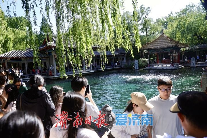 一年四季 泉在济南丨泉涌人潮两相旺