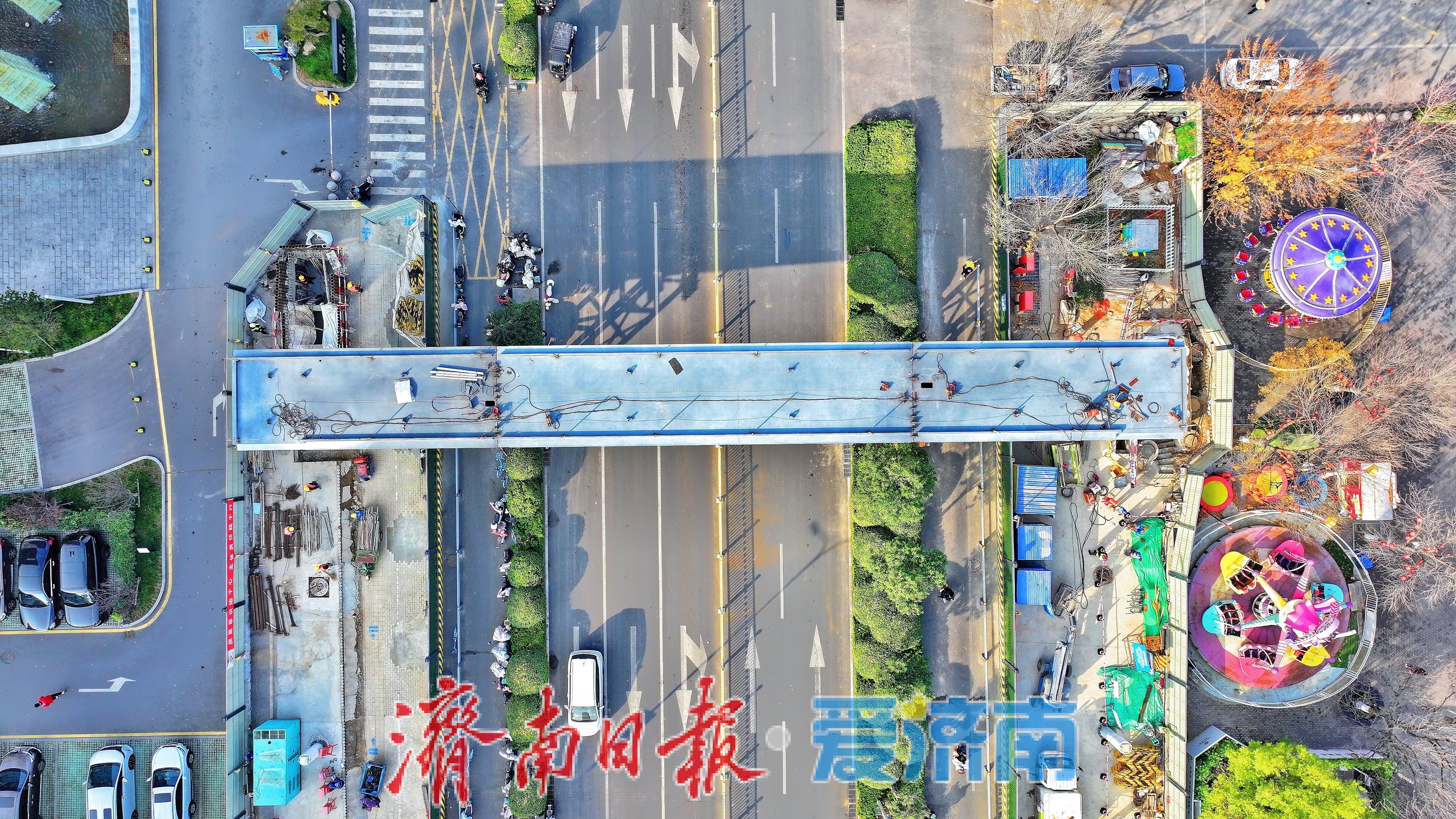 济南兴福寺路将添空中走廊，商圈拥堵有望根治