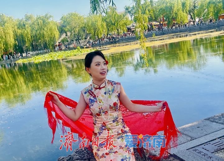 酷暑难耐，热度不减！百花洲成古装打卡胜地