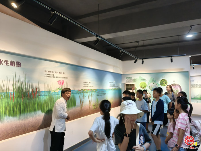 【党建融?学生成长共同体】荷风送香寻访路 章丘白云湖湿地里的“自然课堂”活力绽放?