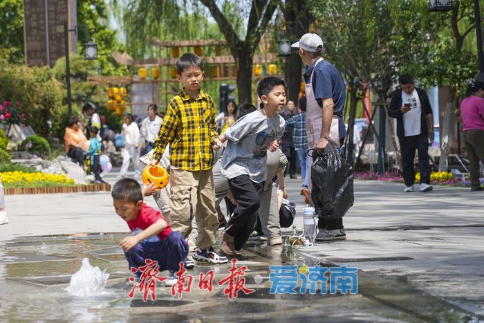 一年四季 泉在济南｜立夏时节市民游客乐享曲水亭街亲水时光