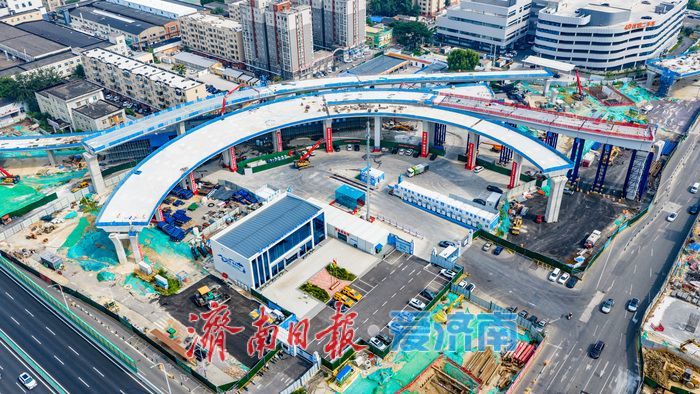 项目强省会｜多工序同步推进 凤凰黄河大桥南延工程筑牢济南跨黄交通骨架