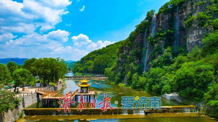 柳埠玉水画廊铺展南山夏日清凉长卷