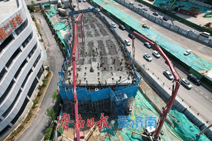 王舍人立交关键枢纽建设提速 主线轮廓雏形显现