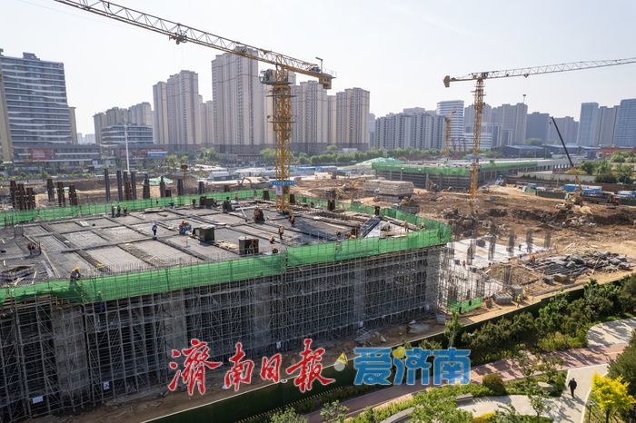 项目强省会｜主体结构施工全面铺开！济南轨道交通7 号线西周家庄停车场建设按下 “快进键”