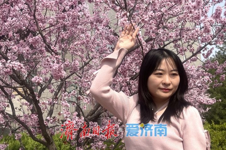 高校校园春意浓 花海引客醉其中