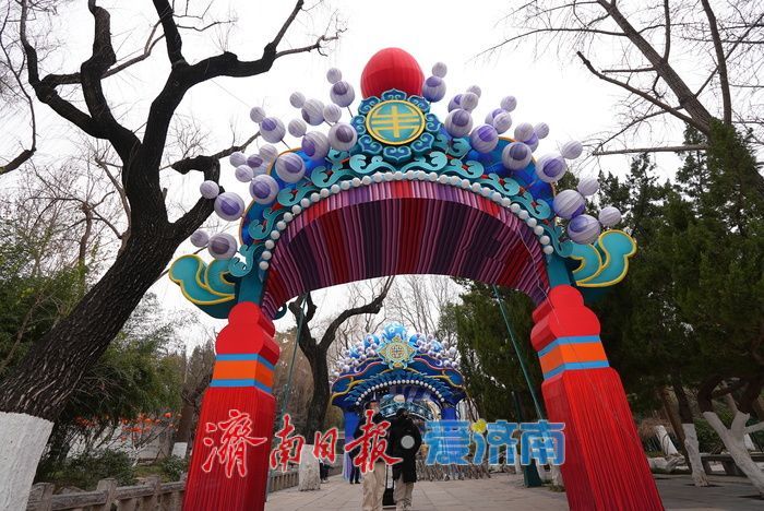 一年四季 泉在济南丨趵突泉花灯紧锣密鼓推进，泉城新春盛宴即将启幕