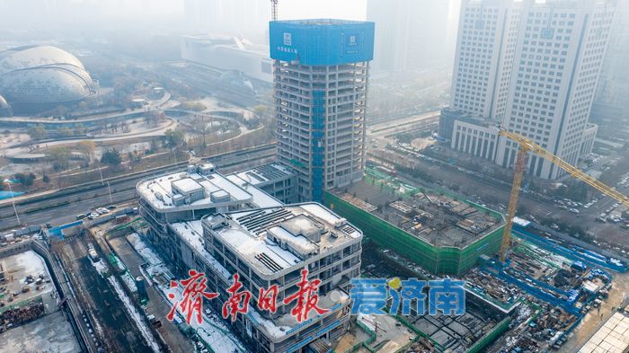 济南西客站片区中轴线再添地标，中轴线B-3构筑城市新引擎