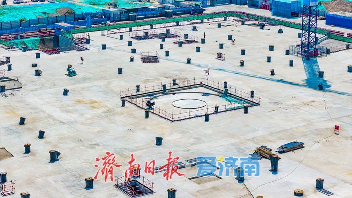 泉韵筑地标 文化启新篇 济南起步区市博物馆项目建设初具规模