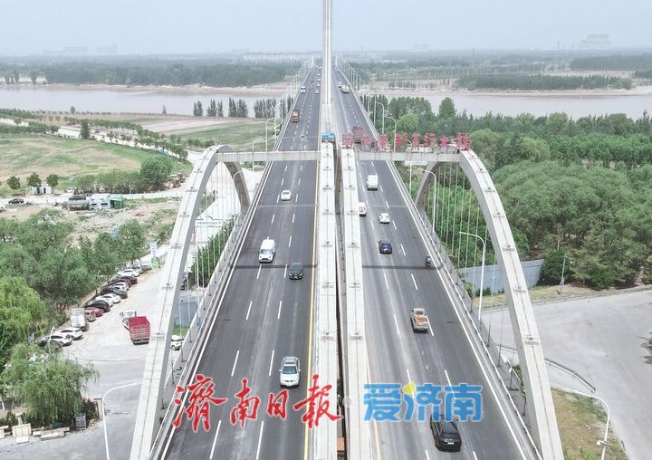 济南建邦黄河大桥提前10天完成路面翻新重新恢复全线通车
