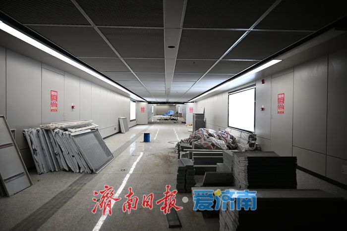 颜值拉满！济南轨道交通6号线山东会展中心站实景渐显