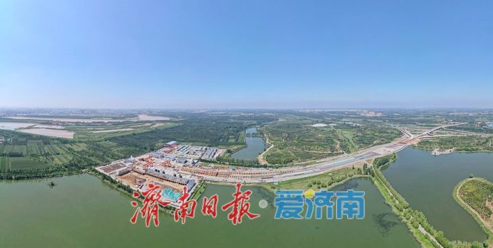 项目强省会｜济南黄岗路黄河隧道工程北岸明挖隧道段完成封底施工