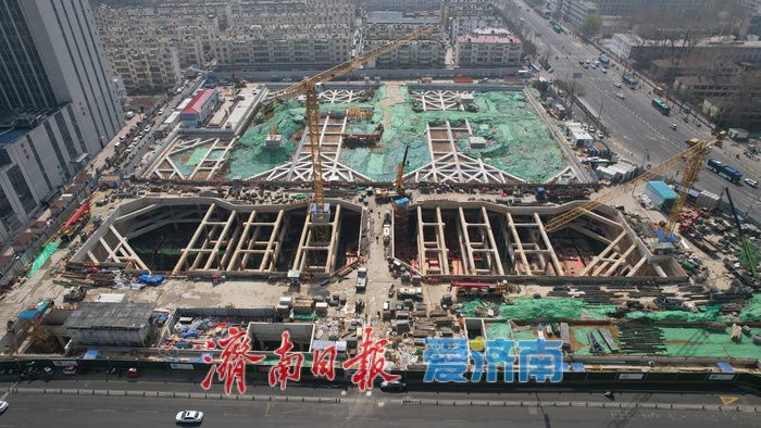 项目强省会｜济南市立五院轨道交通TOD综合体项目建设稳步推进