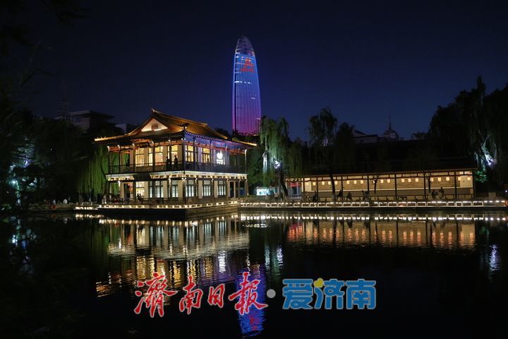 五龙潭夜游升温 泉水夜景引客来