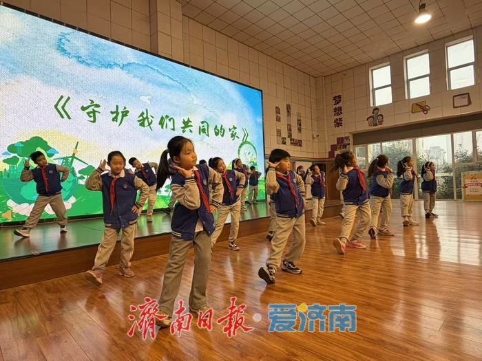 济南上好开学环保第一课 共启国际生态学校创建新征程