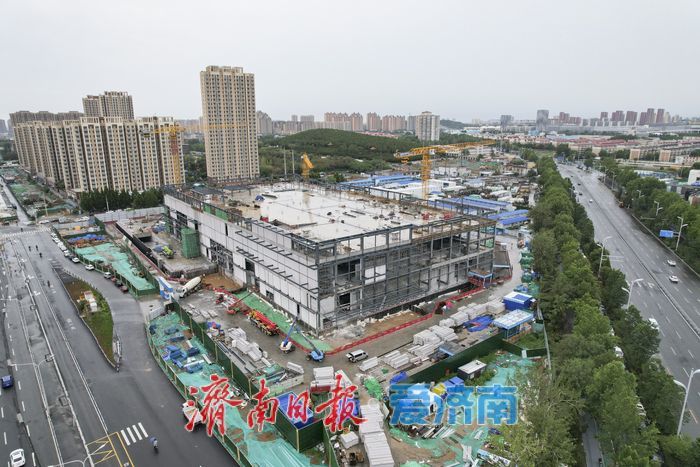 项目强省会丨济南首家山姆会员商店主体结构封顶