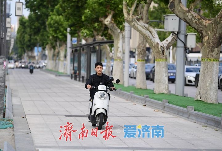 泉城路改造提升 部分路段临时放开通行